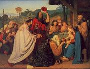Friedrich Johann Overbeck The Adoration of the Magi 2 USA oil painting artist